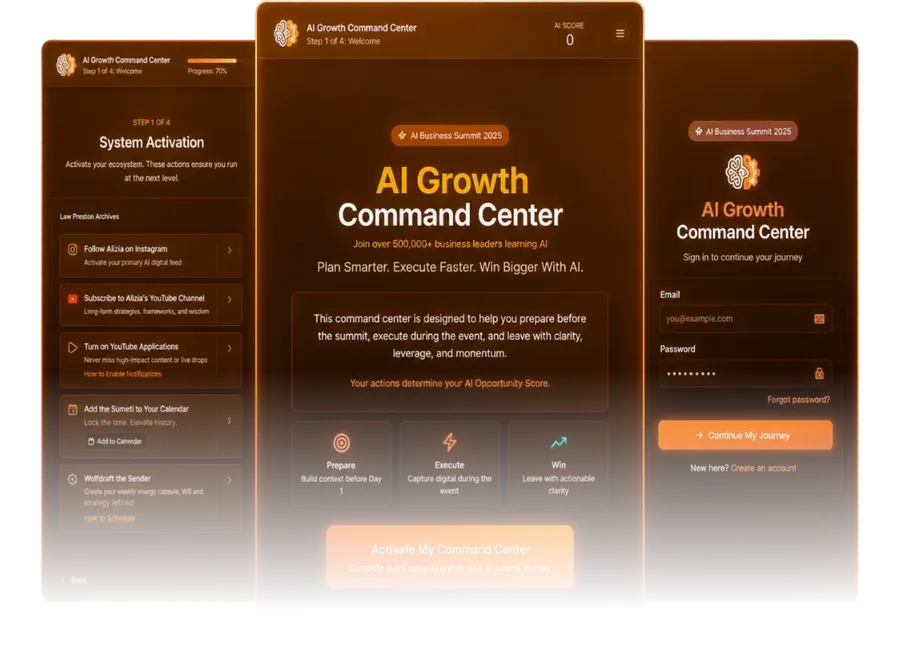 Preview of the AI Growth Command Center tool